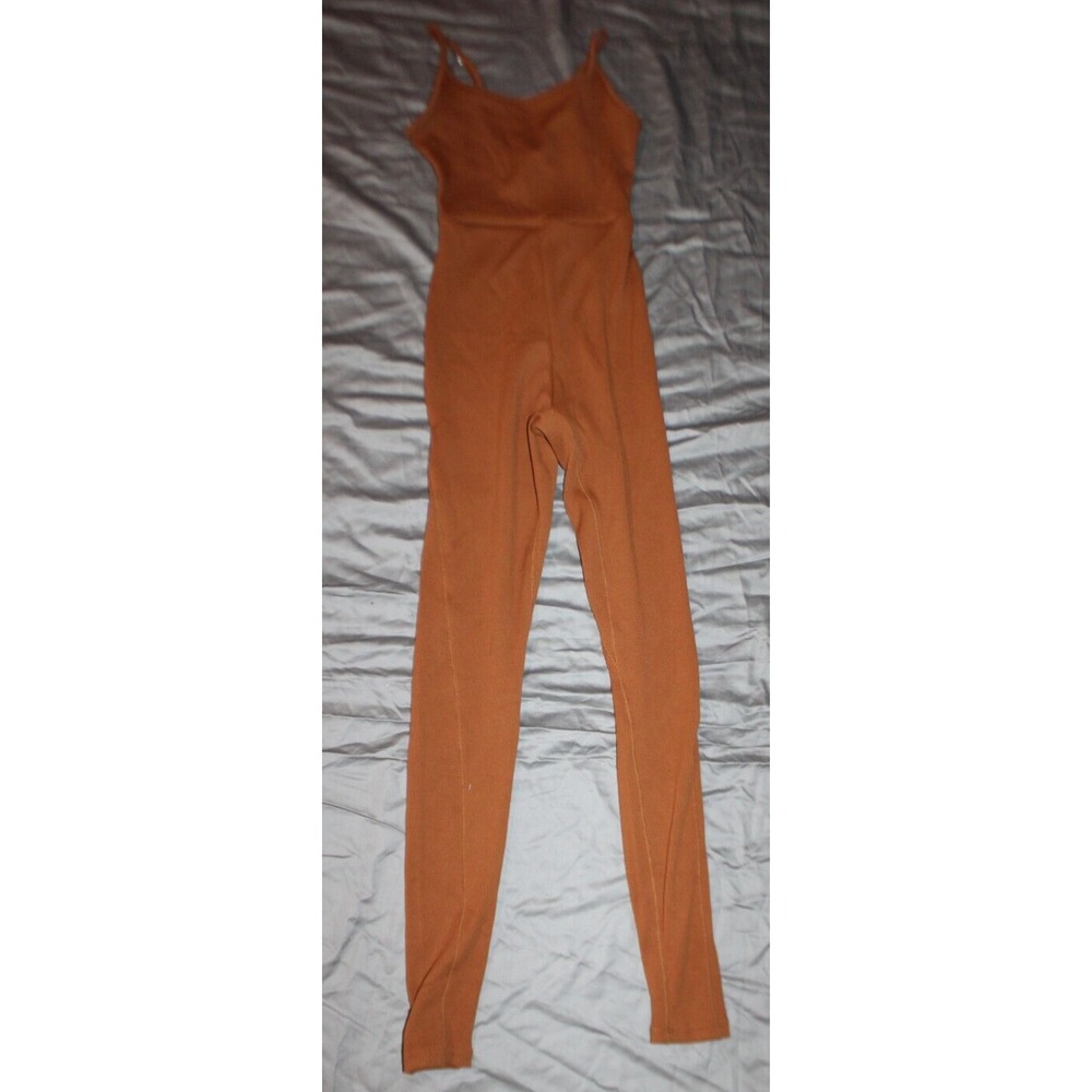 Wild Fable Women's Size XS ribbed Seamless Fabric Bodysuit brown